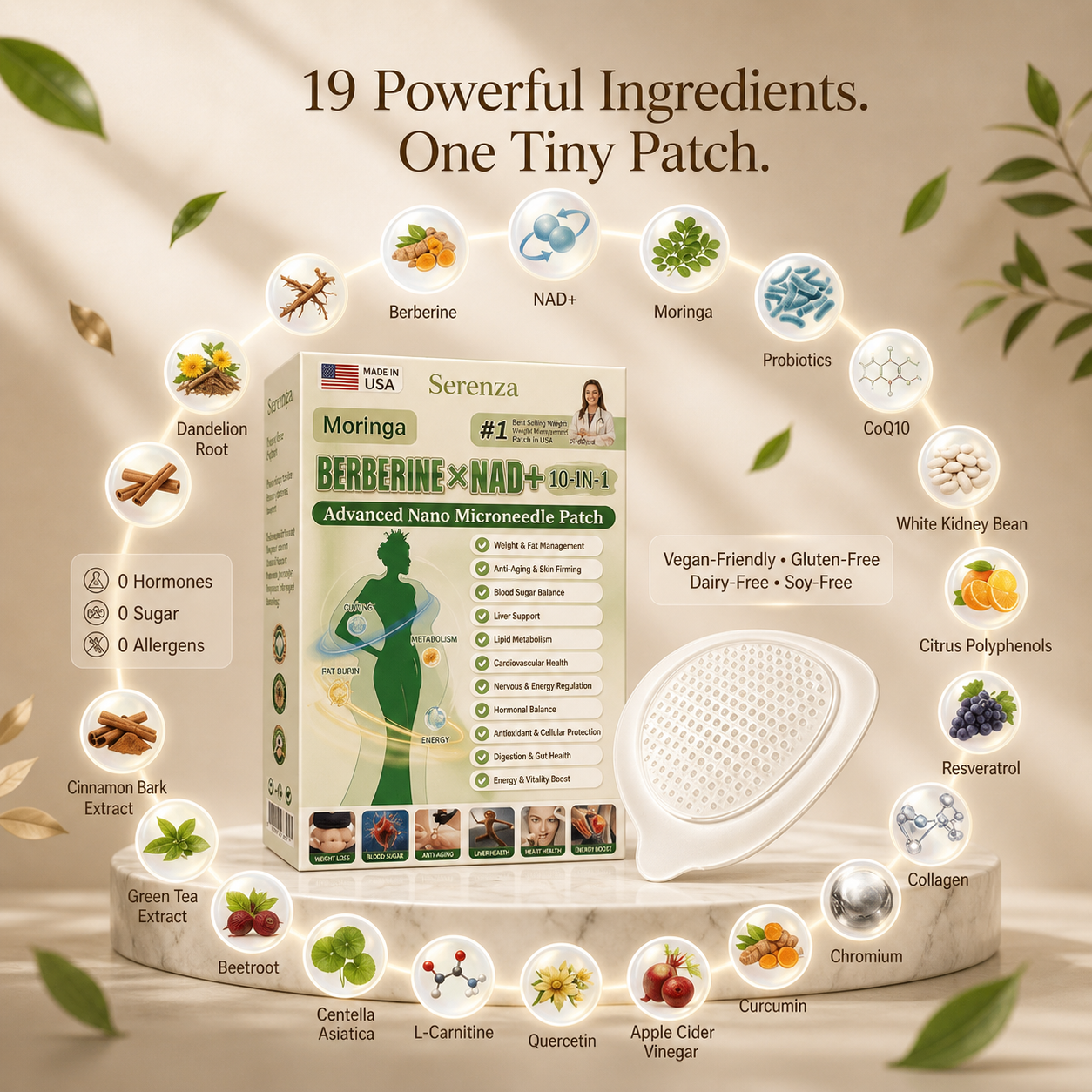 Moringa Firming Microneedle Patch